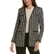 Anne Klein womens Kissing Front Cardigan, s, Brown